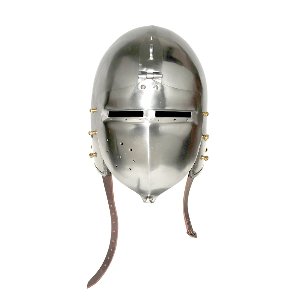 Deutsche Beckenhaube mit Klappvisier | Größe L