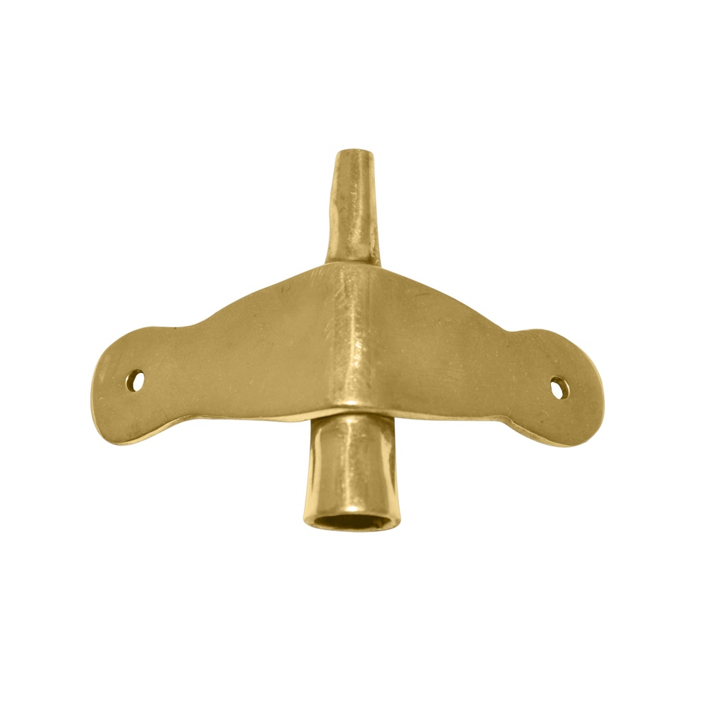 Plume holder for helmets with two Rivets- 16 G brass