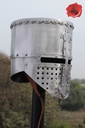 Pot Helmet with steel band | 12th-13th C. | Size XXL
