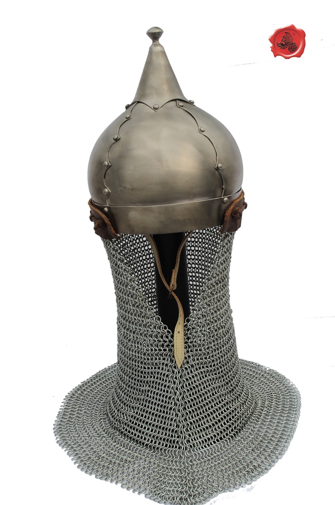 Polish Helmet with Aventail | 13th C. | Size XL