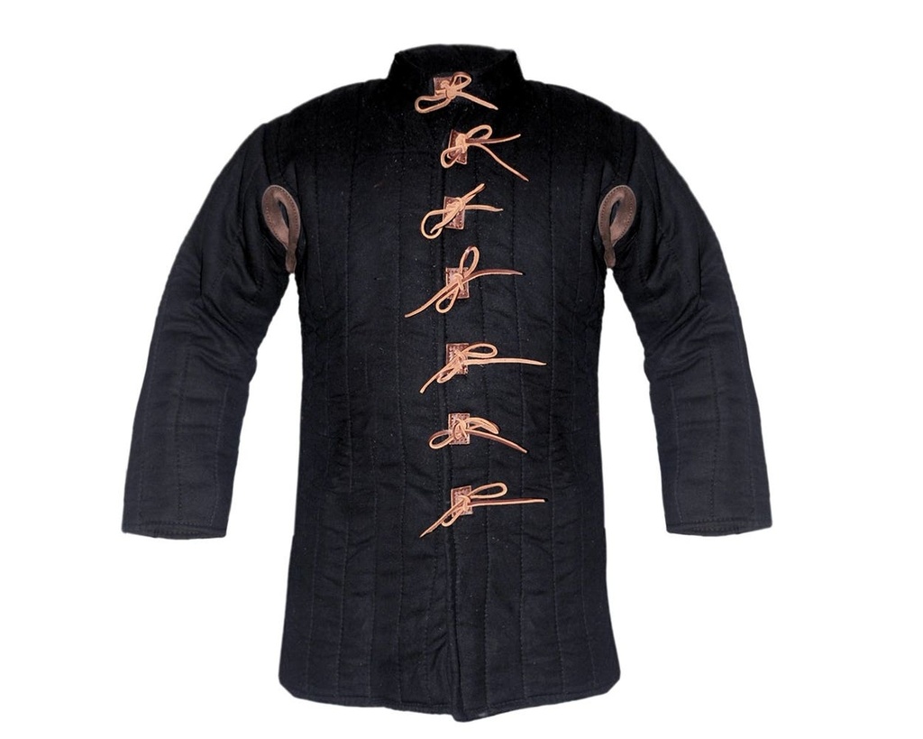 Gambeson with aiglet straps | 14th-15th C. | Size XXL | Color black