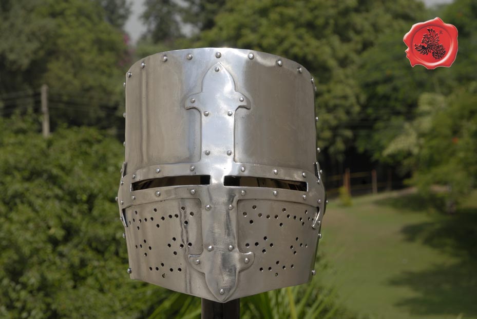 French Bucket Helmet "Maciejowski-Bibel"| ca. 1250 | Size L