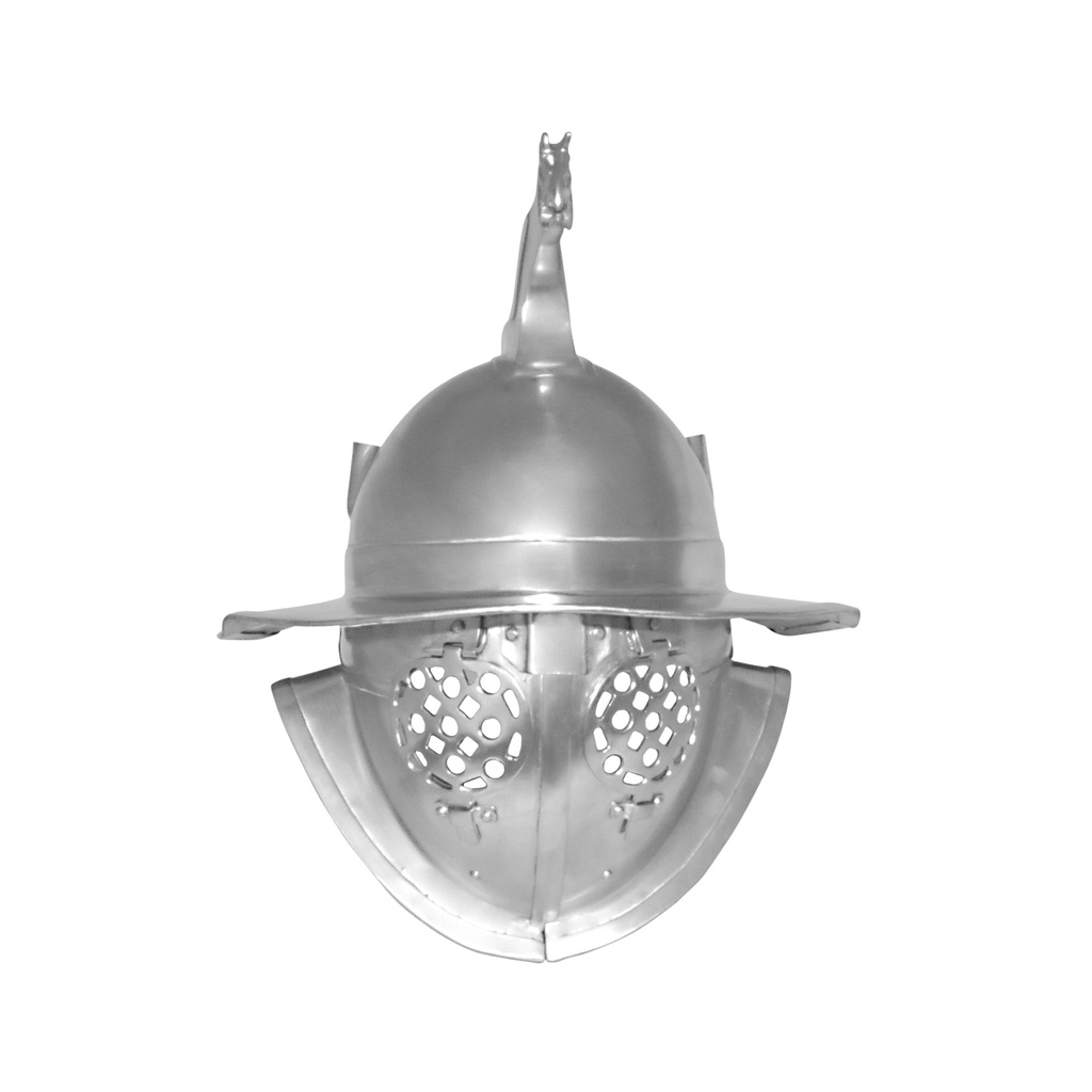 Thraex Helmet | Tinned Steel
