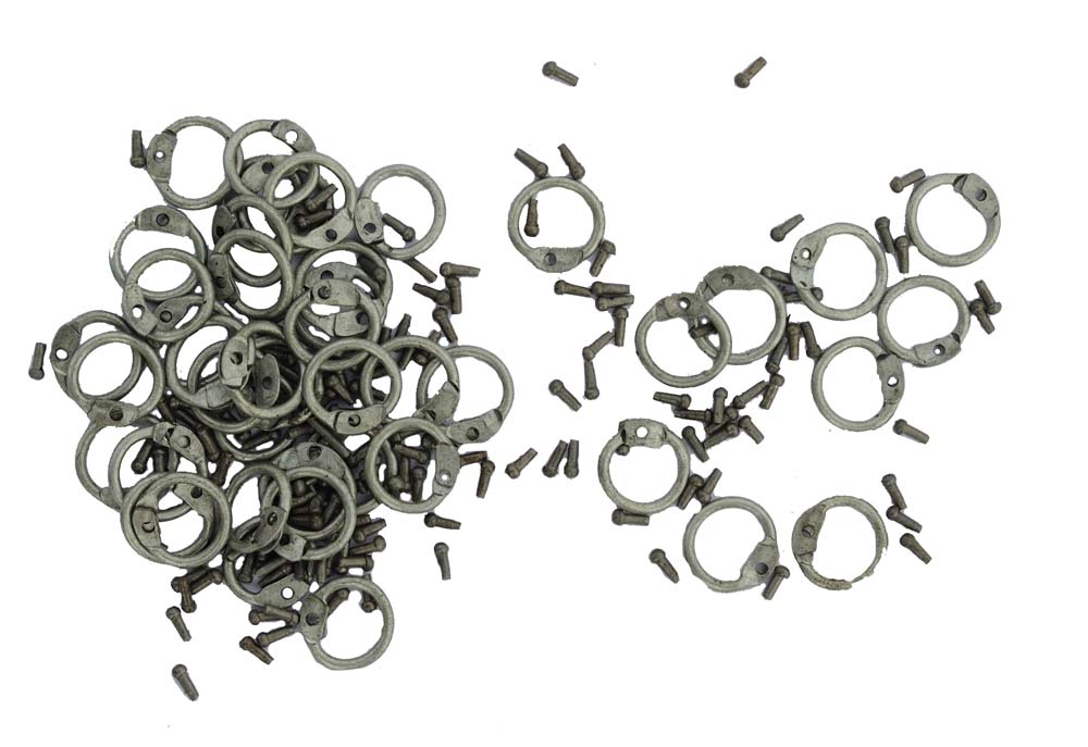 6 mm Round Rings with Round Rivets