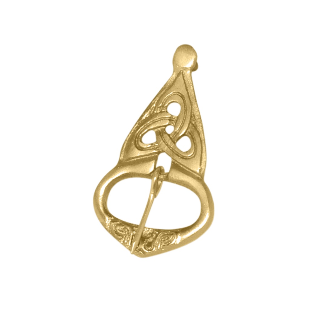 Wikinger Gürtelschließe mit Triskelen Ornament