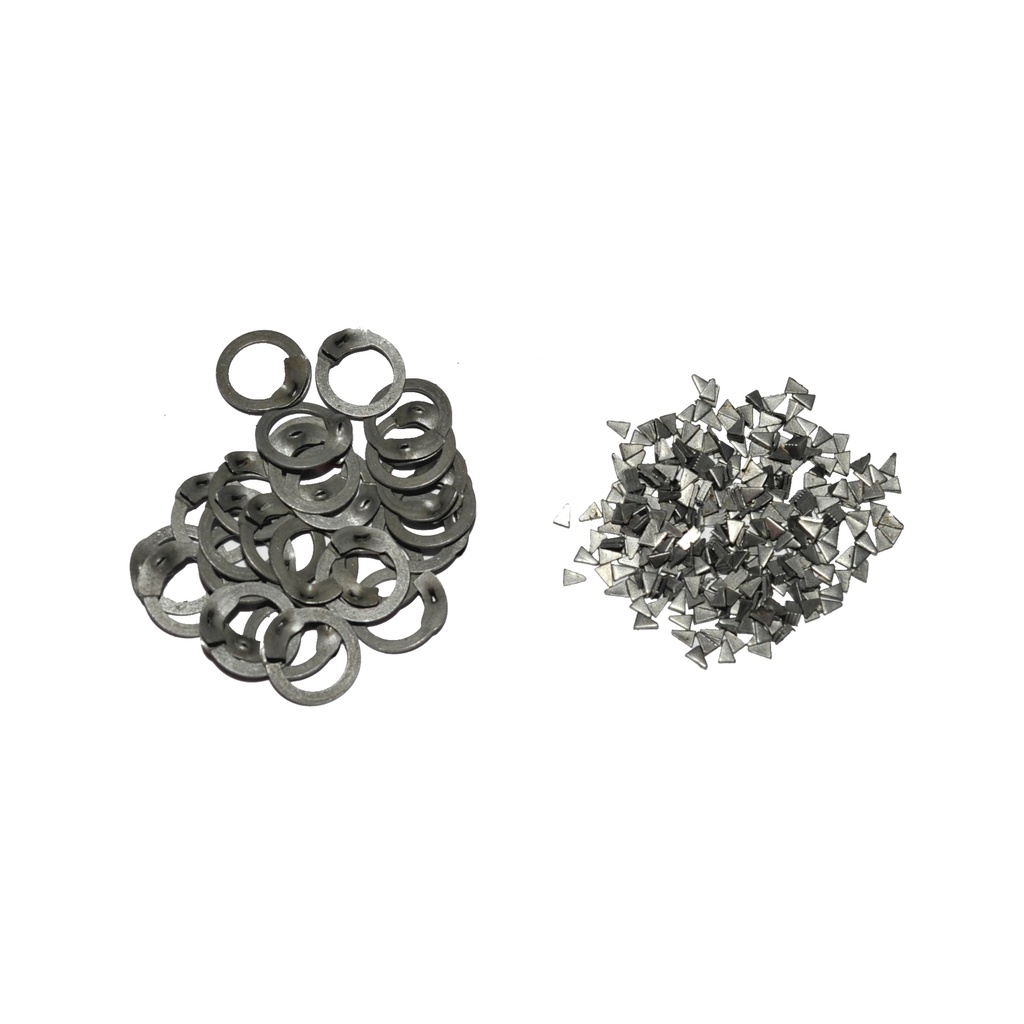 9 mm Flat Rings with Wedge Rivets 