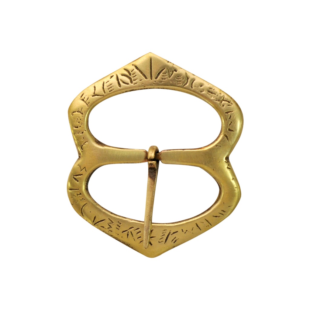 Mittelalter Gürtelschnalle "Doppel Oval Typ II"