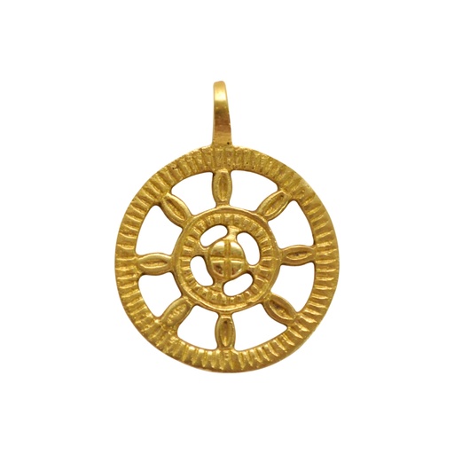 [GDFB/BJW/009-P] Roman Wheel Pendant