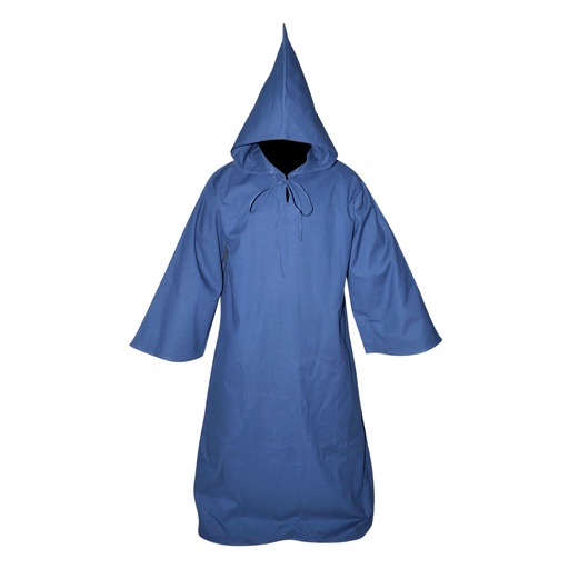 [SAY/CL/5052-S-BLUE] Medieval Habit with hood | Size S | Color blue 