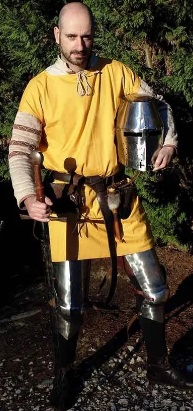 [SAY/CL/5057-XXL-YELLOW] Medieval Half Sleeve Tunic | Size XXL | Color yellow 