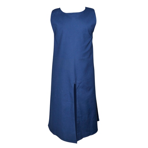 [SAY/CL/5059-BLUE] Long cut Surcoat with walking slit | Color blue 