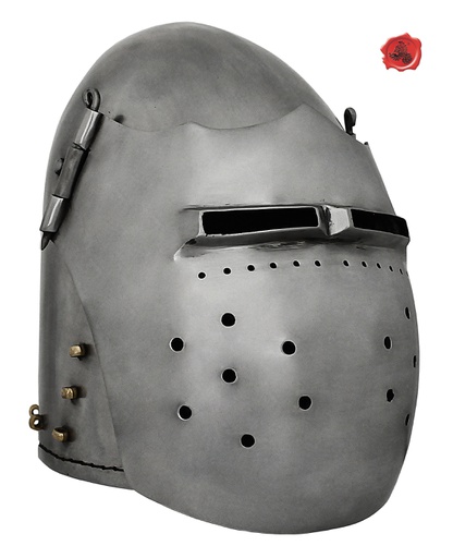 [GDFB/H/054-L] Grand Bascinet with rounded Visor | 15th C. | Size L