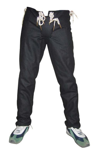 [GDFB/CL/010-XL-B] Schamlatzhose | 15. Jahrhundert | Größe XL | Farbe schwarz