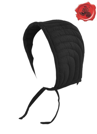 [GDFB/CL/015-STD-B] Gepolsterte Bundhaube | Farbe schwarz