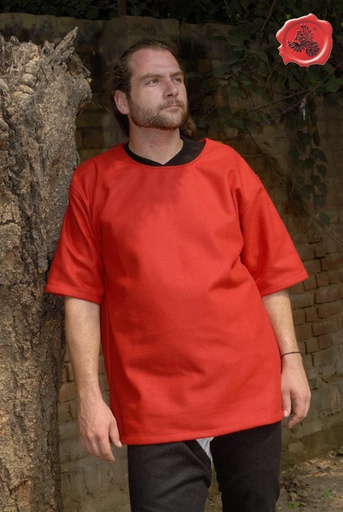 [GDFB/CL/016-XL-MR] Medieval Tunic | 15th C. | Size XL | Color maroon red 