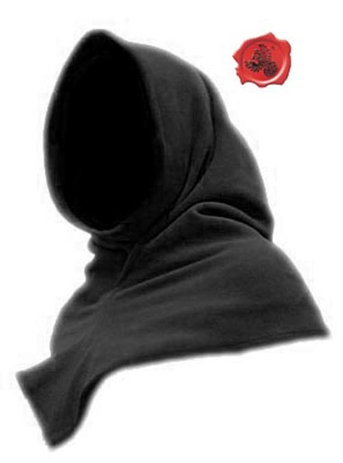 [GDFB/CL/026-M-B-IMP] Medieval Hood | Size M | Color black