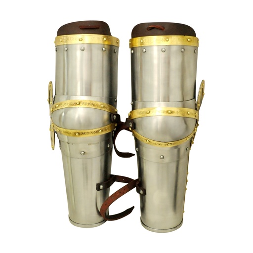 [GDFB/AS/002-AR] Churburg Plate Arms | with brass decoration | 14th C.