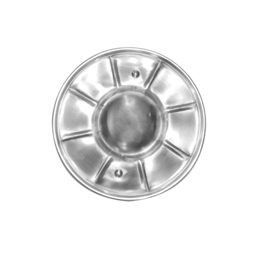 [GDFB/BK/004-9-IMP] Fluted Buckler | Diameter 23 cm