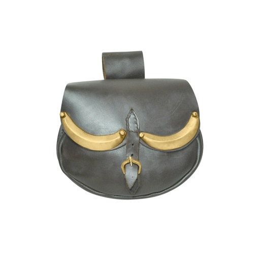 [GDFB/LMC/003] Belt Pouch with brass decoration | 15th C.