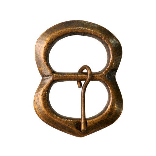 [GDFB/BJW/038] Double Oval Engraved Belt Buckle