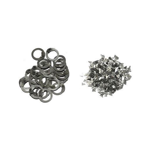[1-RR-8] 8 mm Flat Rings with Wedge Rivets 