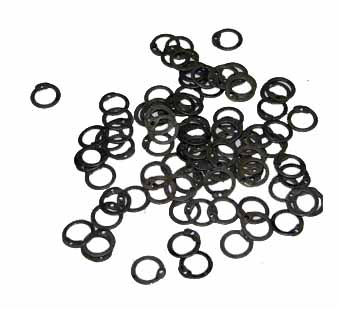 [4-RR-9] 9 mm Flat Rings with Round Rivets 