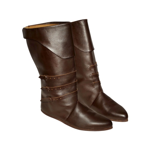 [GDFB/SH/001-8/42 DB-IMP] Late Medieval Mid Calf Boots | Size 42