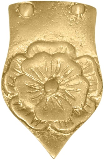 [GDFB/BJW/032] Medieval Belt Buckle with Flower Decoration